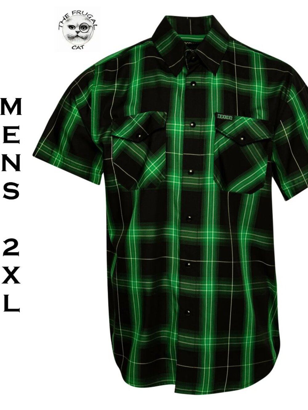 DIXXON FLANNEL - KELLY Bamboo Shirt SS - Men's 2XL